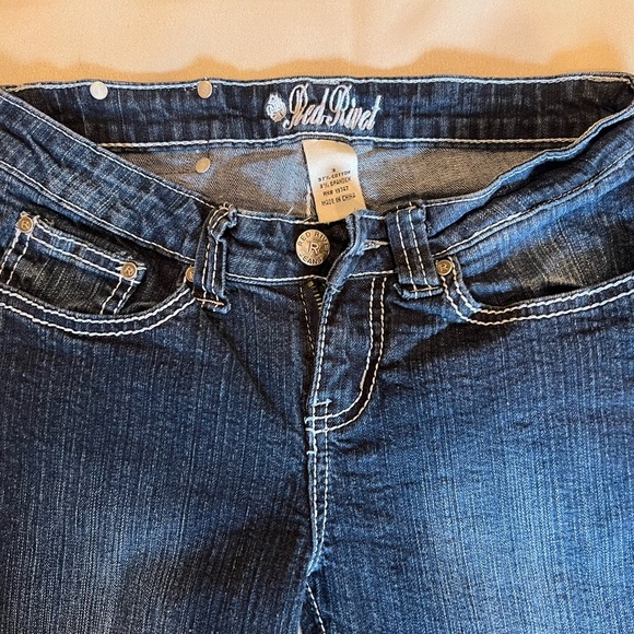 Red Rivet jeans size 3 - Picture 3 of 5